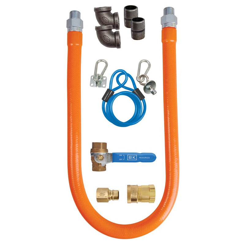 Quick-Connect Gas Hose Kit - 1/2" ID x 36" L