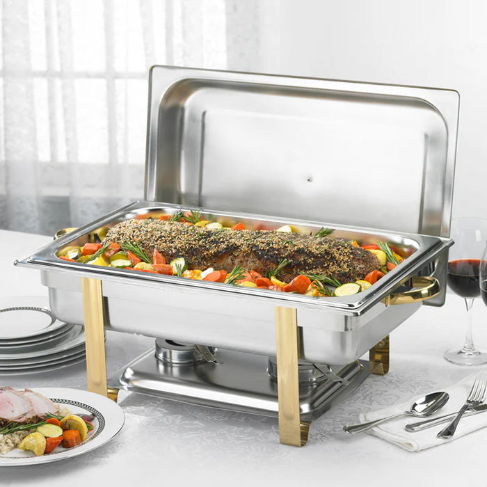 Winco 201 - Malbu Full-Size Chafer - Dome Cover