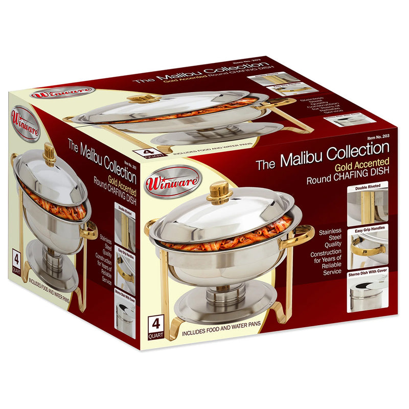 Winco 203 - Malibu Round Chafer - Dome Cover