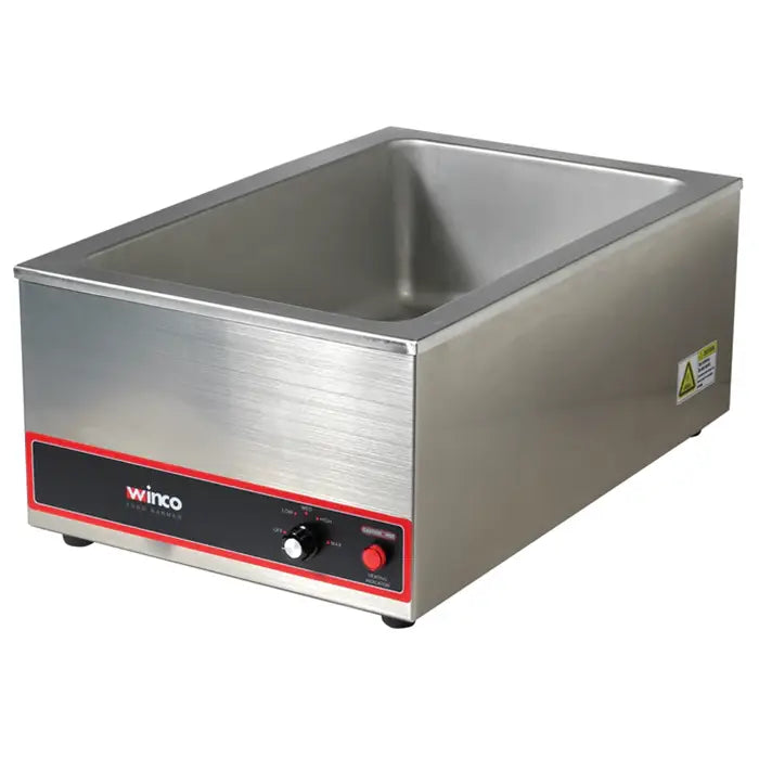 Winco FW-S500 - 12"W Countertop Food Warmer - (1) Full-Size Pan