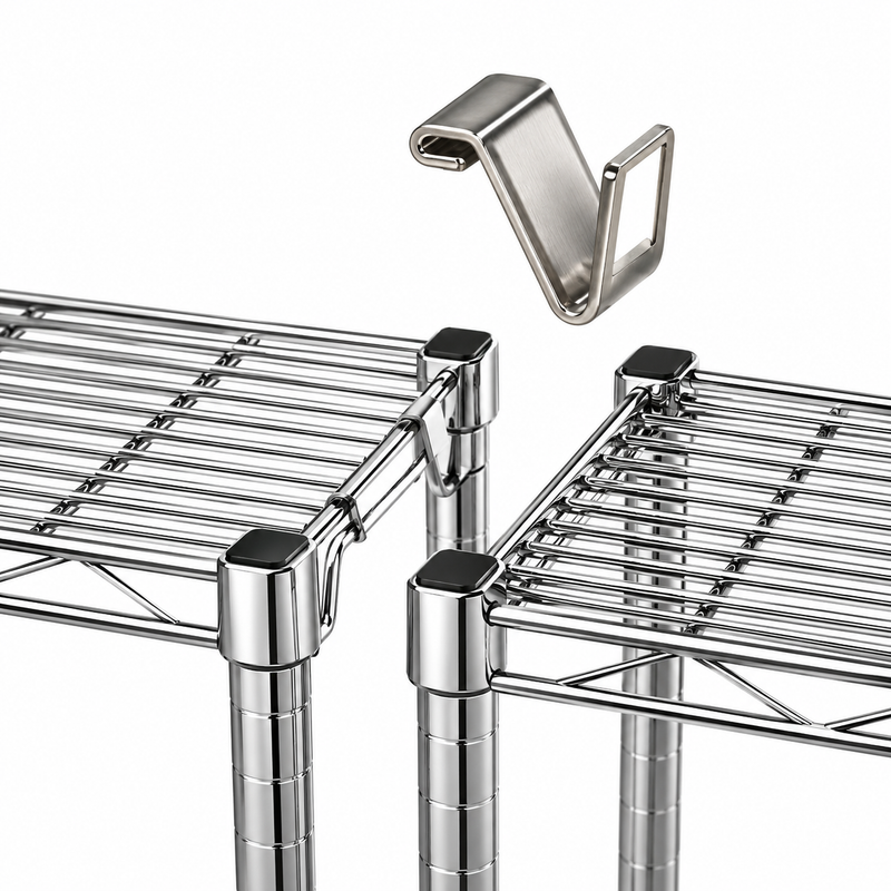 AMCO AOCLIPCP - Add-On Shelving Clips - Connect 2 AMCO II Units