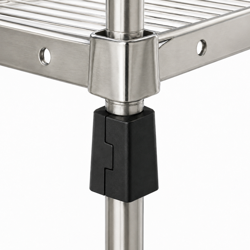 AMCO II CIRCOL - Collet Adapter - Use Square Shelves on Round Posts - Set of 4