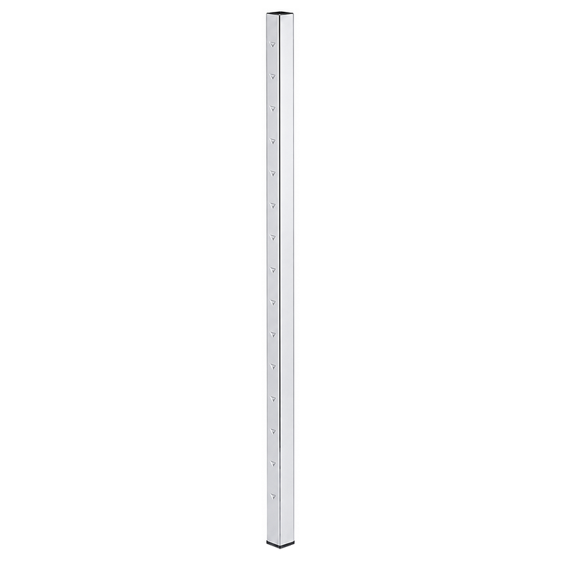 AMCO II P08CP - 8" Tall Shelving Post - Square Post - Chrome