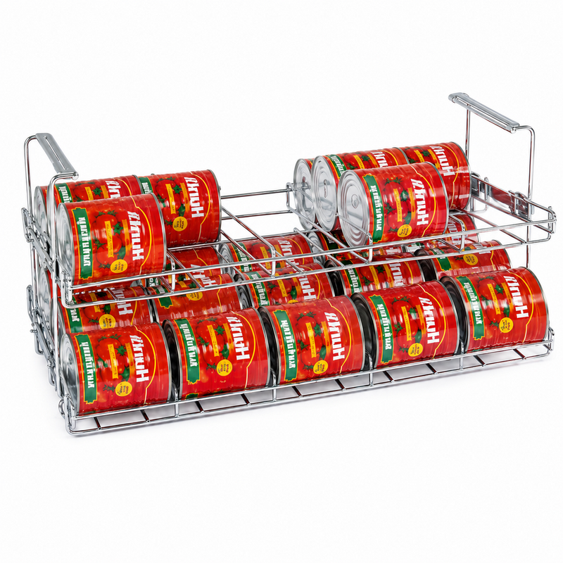 AMCO 2-SM10 - Can Storage Rack -Stationary Base - (30) #10 Capacity