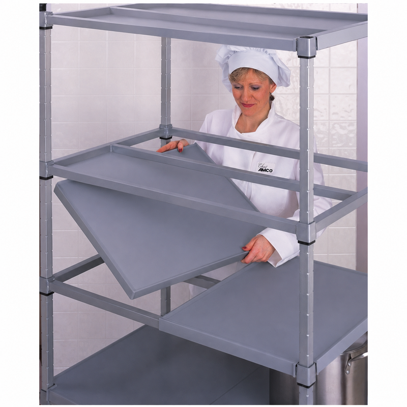 AMCO PP2460S - Plastic Plus Shelf - Solid - 24"D x 60"L