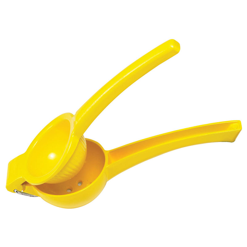 Winco LS-9Y - Lemon Juicer - Yellow Enameled Aluminum