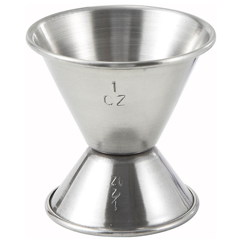 Winco J-1 - Vaso medidor de 1/2 oz x 1 oz