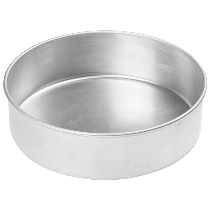 Winco ACP-103 - Molde redondo para pastel de 25 cm - Aluminio - 7,6 cm de profundidad