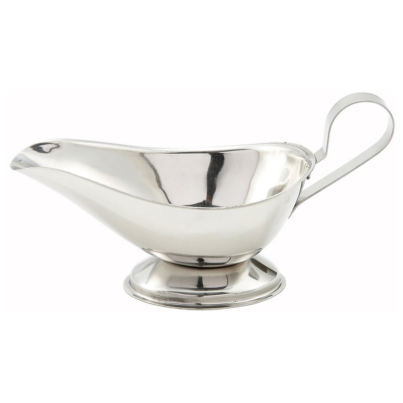 Winco GBS-5 - 5 Oz. Sauce / Gravy Boat - Stainless Steel