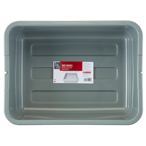 Cambro 21155CBP - 5"D Bus Box / Dish Tote - Heavy-Duty - Choose Color