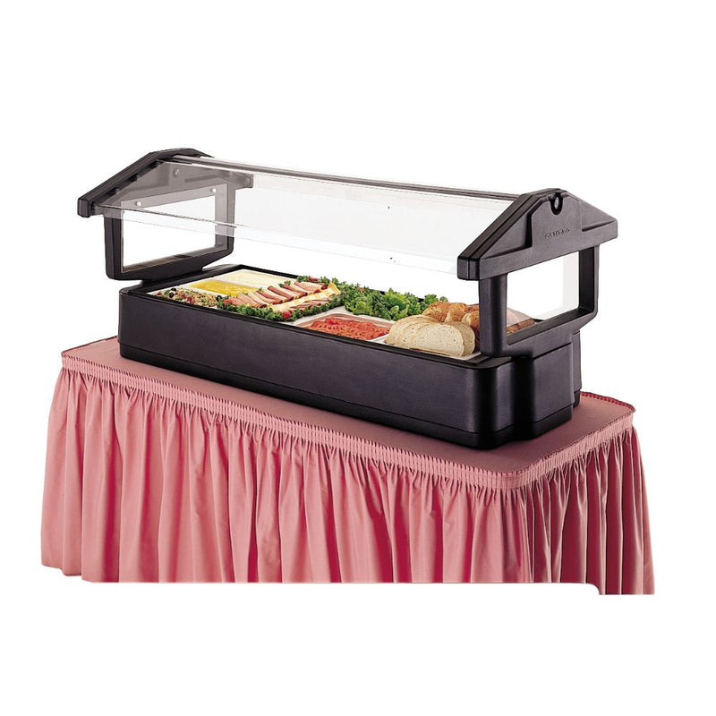 Cambro 4FBRTT - 48"L Tabletop Food Bar - Full Sneeze Guard - Choose Color