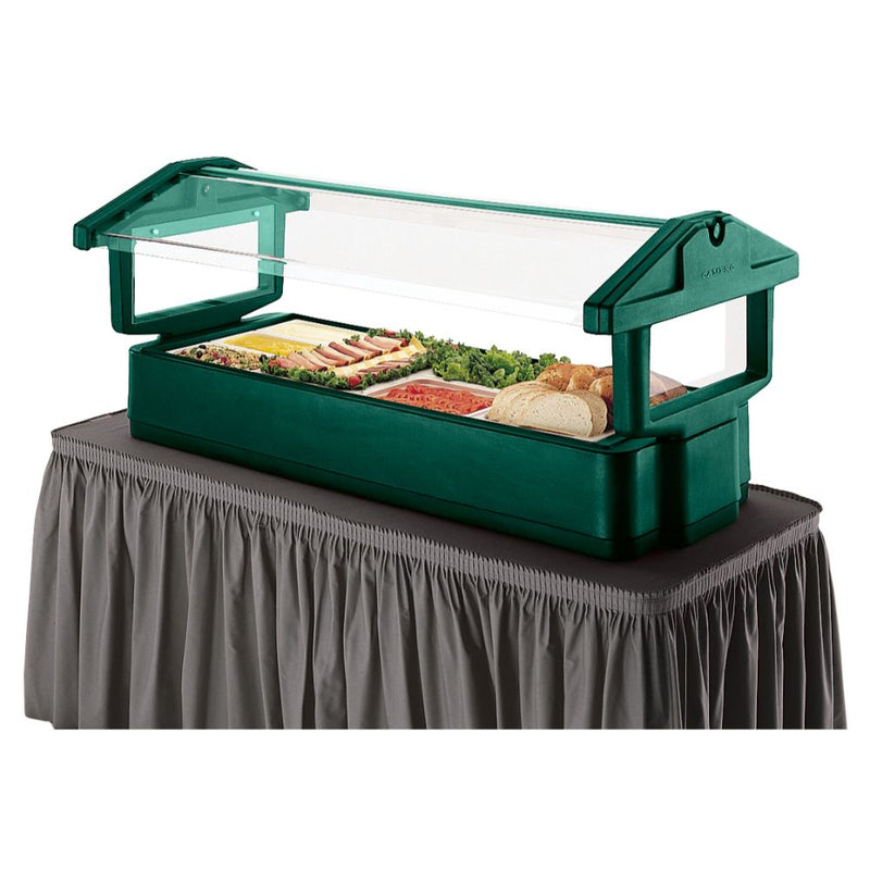 Cambro 4FBRTT - 48"L Tabletop Food Bar - Full Sneeze Guard - Choose Color