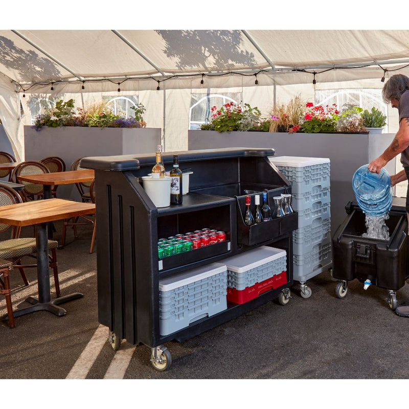 Cambro BAR540 - 54" Portable Cambar - 80 lb. Ice Sink - Choose Color