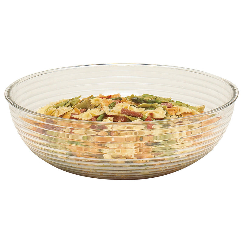 Cambro RSB10CW - 10" Round Ribbed Display Bowl - 3.2 Qt. Capacity - Choose Color