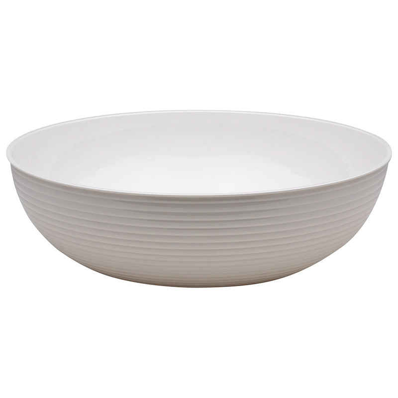Cambro RSB10CW - 10" Round Ribbed Display Bowl - 3.2 Qt. Capacity - Choose Color