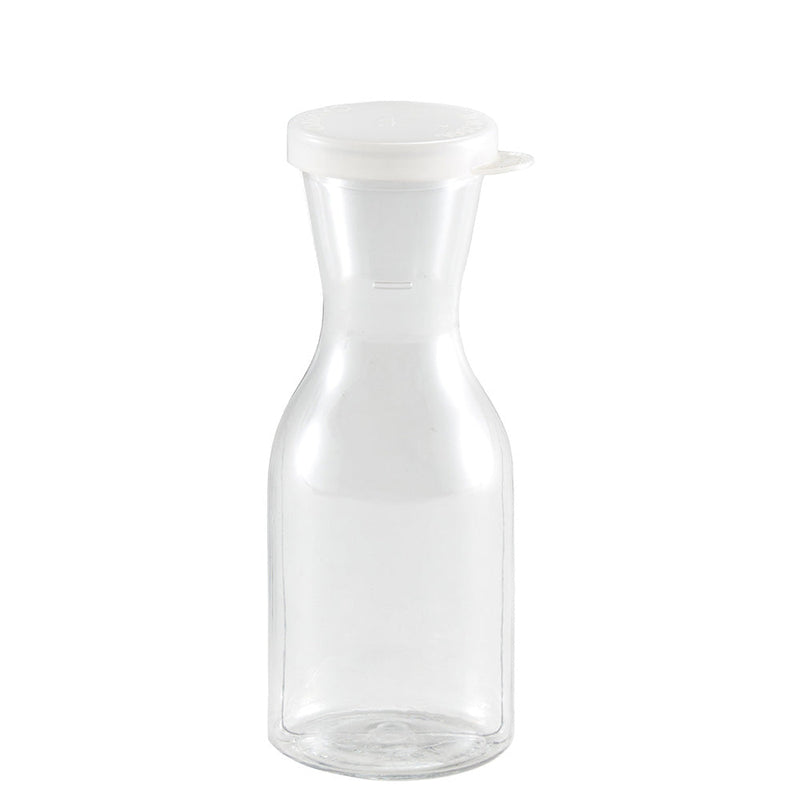 Cambro WW250CW135 - Camliter Plastic Carafe with Lid - 1/4 Liter - Clear