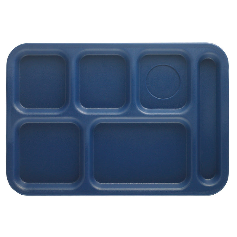 Cambro PS1014 - 10" x 14" School Lunch Tray - 6 Compartments - Choose Color