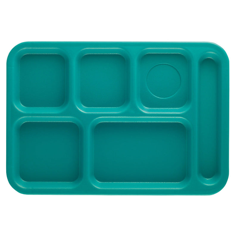 Cambro PS1014 - 10" x 14" School Lunch Tray - 6 Compartments - Choose Color