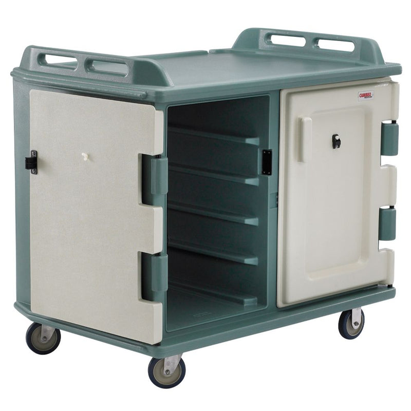 Cambro MDC1520S20401 - 38"W Meal Delivery Cart - Front Load - Slate Blue