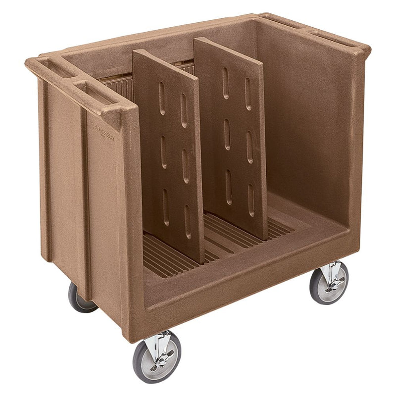 Cambro TDC30 - 38"W Adjustable Tray / Dish Cart - (2) Adjustable Dividers - Choose Color