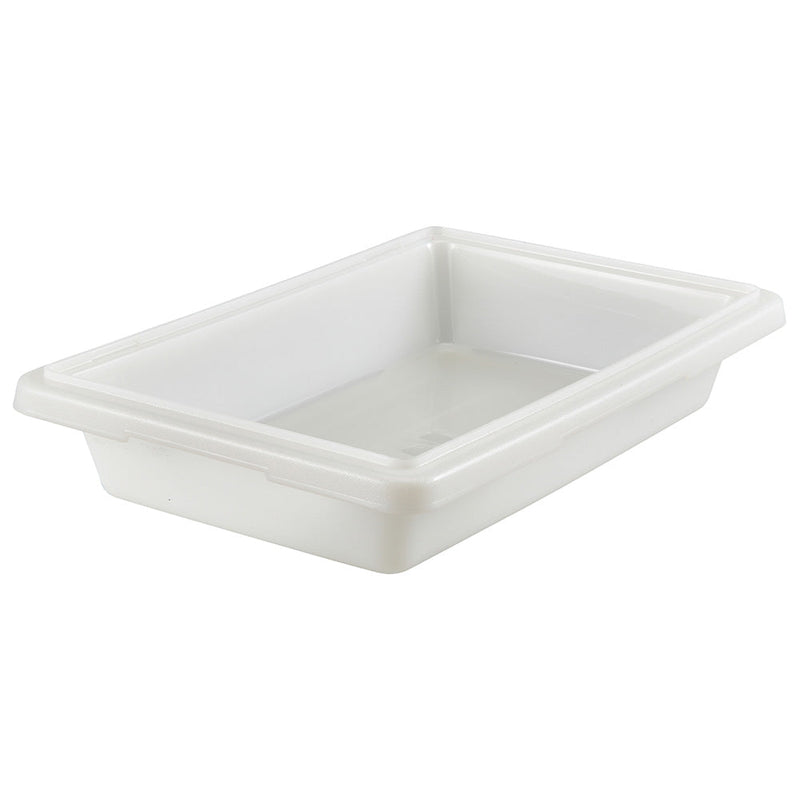 Cambro 12183P148 - Poly Food Storage Box - 12" x 18" x 3-1/2"D - White