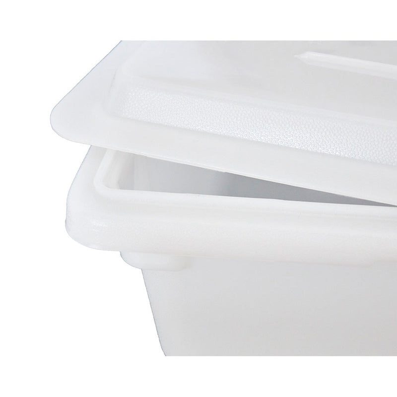 Cambro 1218CP148 - Flat Cover - For 12" x 18" Poly Food Box - White