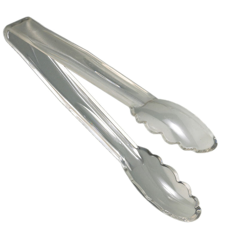 Cambro 9TGS - 9"L Plastic Tongs - Scalloped Cup - Choose Color