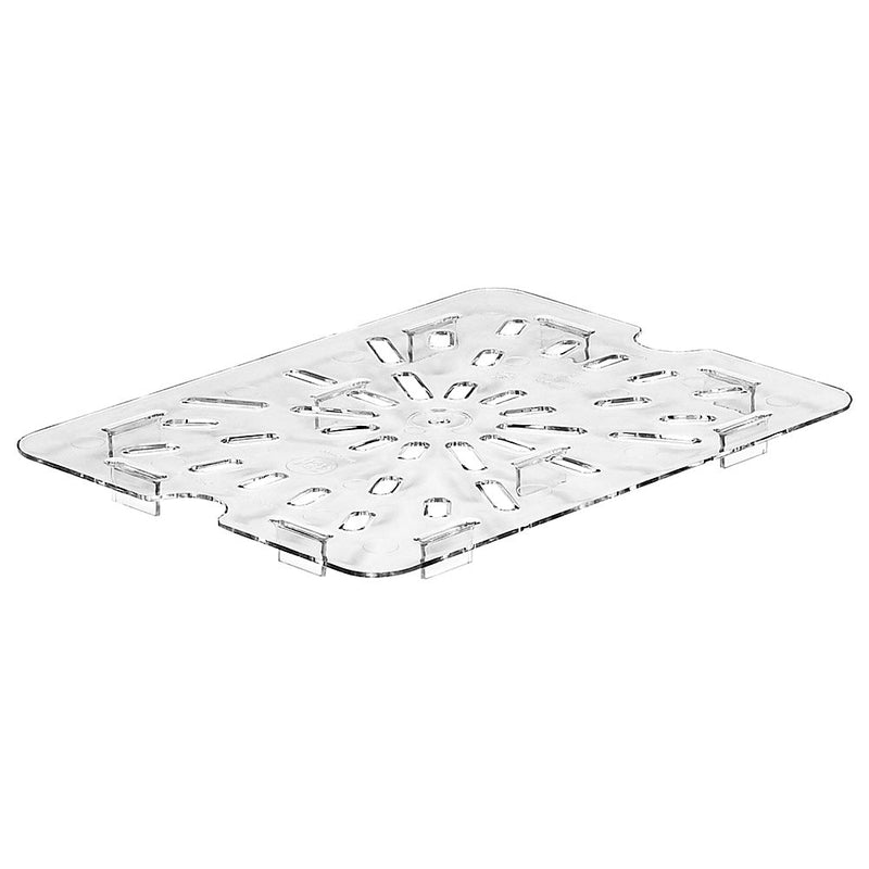 Cambro 20CWD135 - Camwear Drain Shelf - Half-Size - Clear