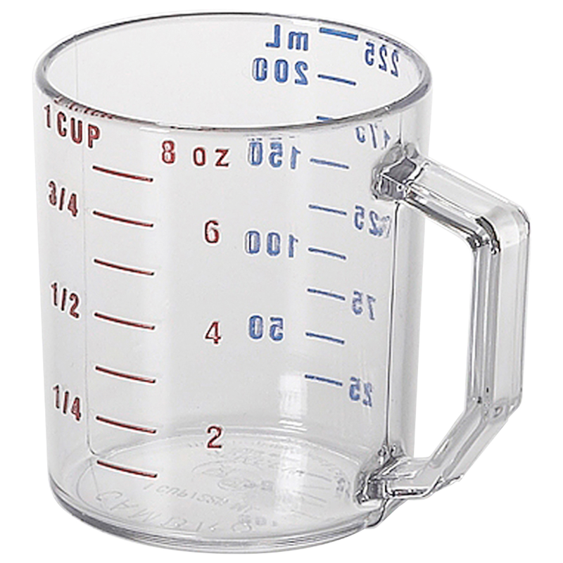 Cambro 25MCCW135 - Camwear Measuring Cup - 1 Cup Capacity - Clear
