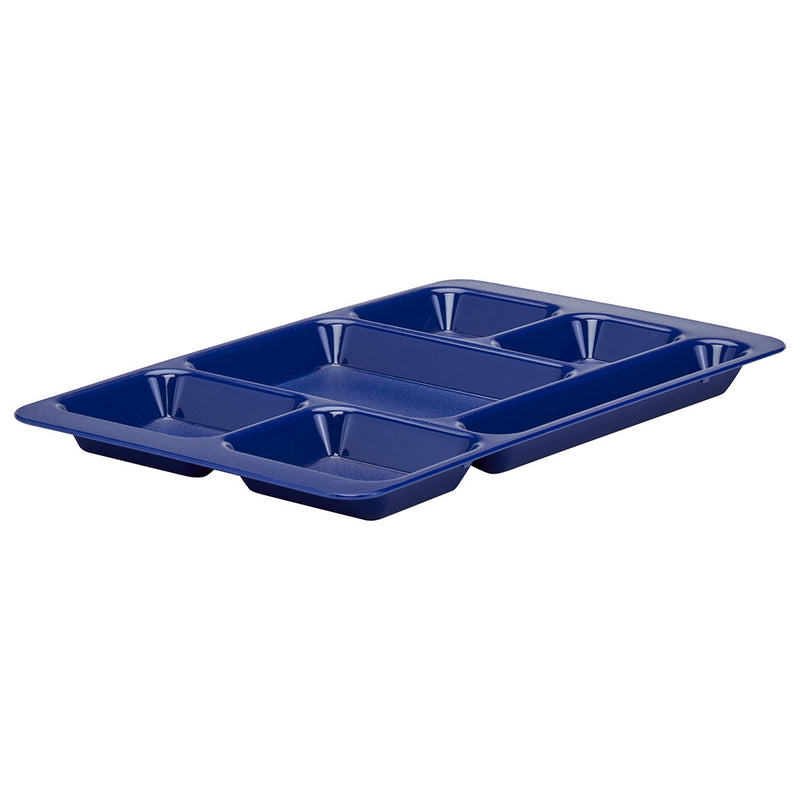Cambro 1596CW - 9" x 15" School Lunch Tray - 6 Compartments - Choose Color