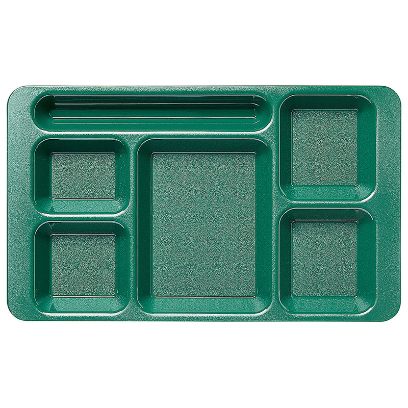 Cambro 1596CW - 9" x 15" School Lunch Tray - 6 Compartments - Choose Color