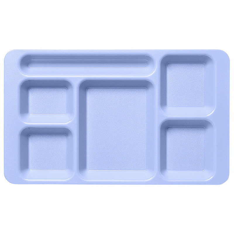 Cambro 1596CW - 9" x 15" School Lunch Tray - 6 Compartments - Choose Color