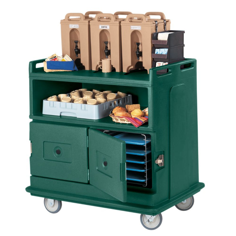 Cambro MDC24 - 30"W Beverage Service Cart - Recessed Top - Choose Color
