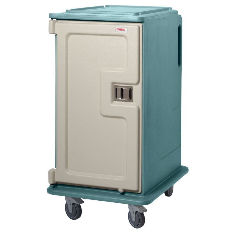 Cambro MDC1418T16401 - Meal Delivery Cart - (1) Door, (2) Compartments - Slate Blue