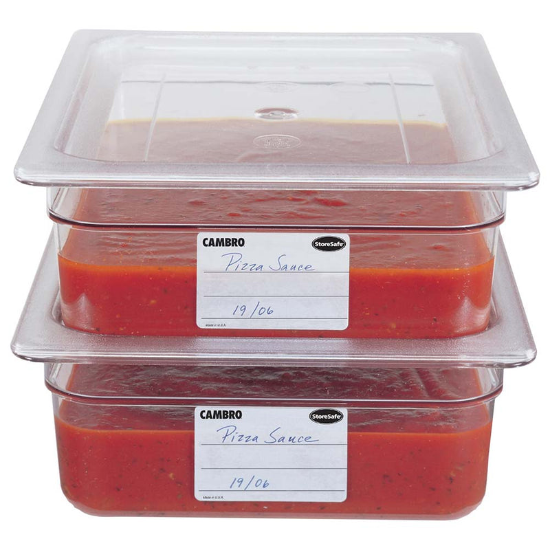 Cambro 20CWC135 - Food Pan Flat Cover - Half-Size - Clear