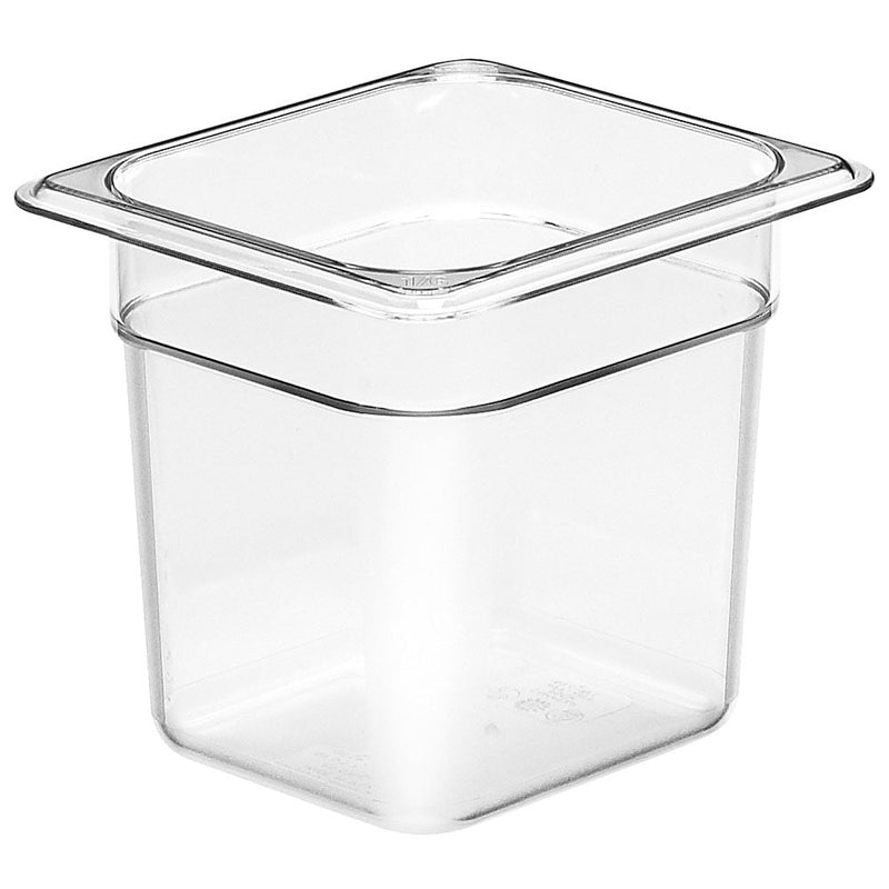 Cambro 66CW - Camwear Cold Food Pan - Sixth-Size x 6"D - Choose Color