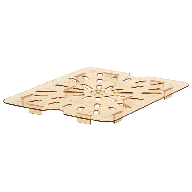 Cambro 20HPD150 - High Heat Drain Shelf - Half-Size - Amber