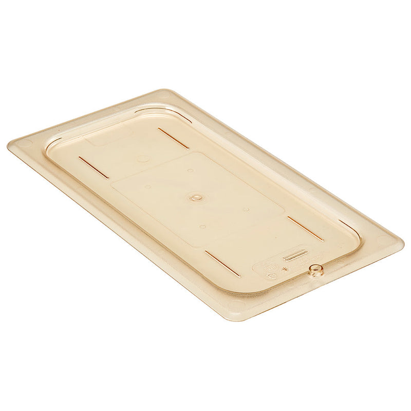 Cambro 30HPC150 - High Heat Flat Cover - Third-Size - Amber