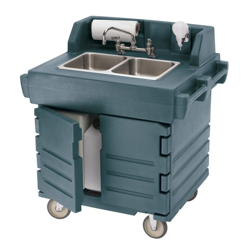 Cambro KSC402 - 33"W Camkiosk Hand Wash Cart - On-Board Water Heater - Choose Color
