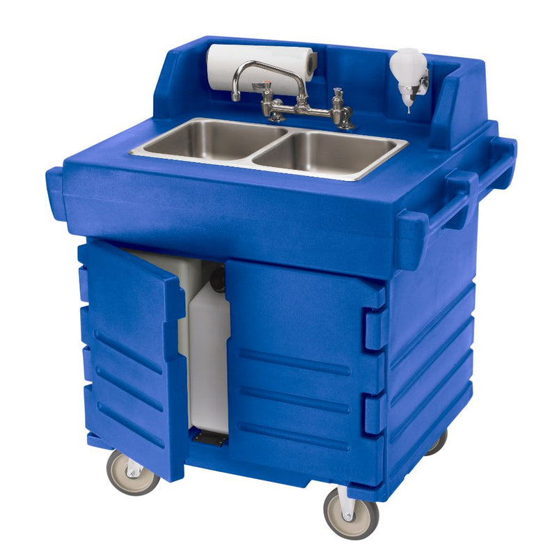 Cambro KSC402 - 33"W Camkiosk Hand Wash Cart - On-Board Water Heater - Choose Color