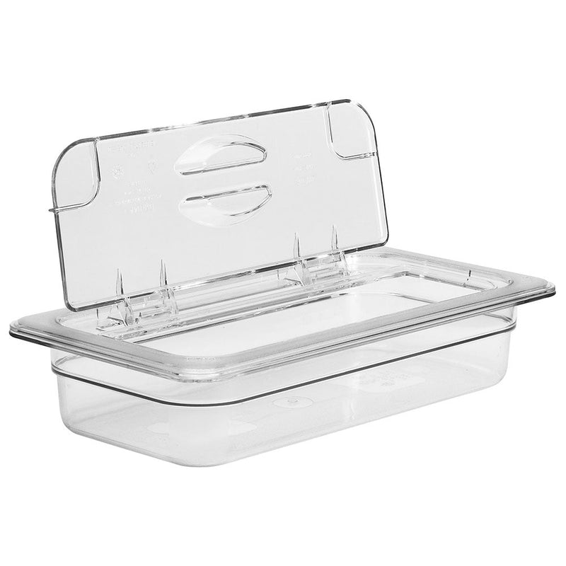 Cambro 30CWL135 - Food Pan Cover with FlipLid - Third-Size - Clear