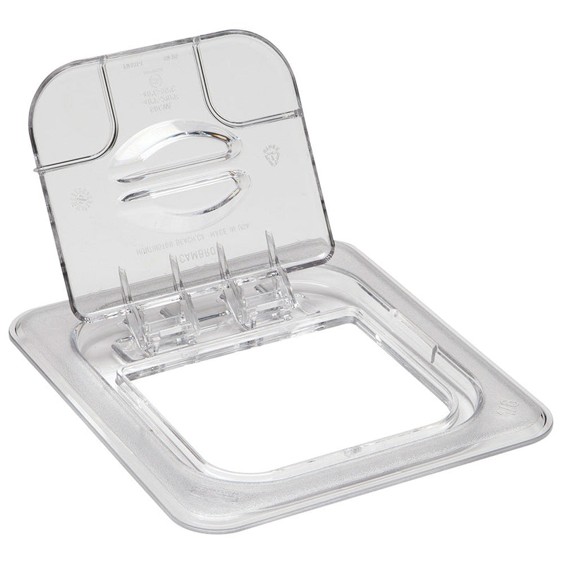 Cambro 60CWL135 - Food Pan Cover with FlipLid - Sixth-Size - Clear