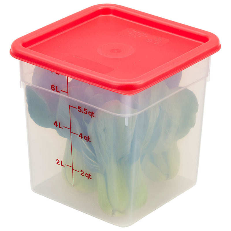 Cambro SFC6451 - Universal Cover - For 6 or 8 Qt. CamSquares - Winter Rose