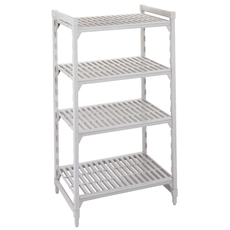 Cambro CPU184872V4480 - Camshelf Premium Shelving Kit - 48"W x 18"D - Speckled Gray