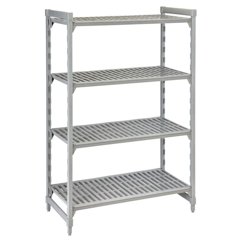 Cambro CPU244872V4480 - Camshelf Premium Shelving Kit - 48"W x 24"D - Speckled Gray