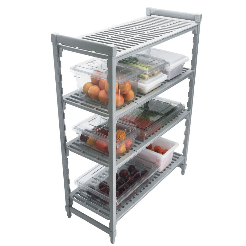 Cambro CPU246072V4480 - Camshelf Premium Shelving Kit - 60"W x 24"D - Speckled Gray