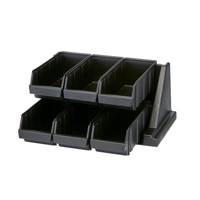 Cambro 6RS6 - 20"W Versa Organizer Rack - (6) Bins in (2) Rows - Choose Color