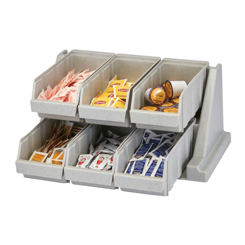 Cambro 6RS6 - 20"W Versa Organizer Rack - (6) Bins in (2) Rows - Choose Color
