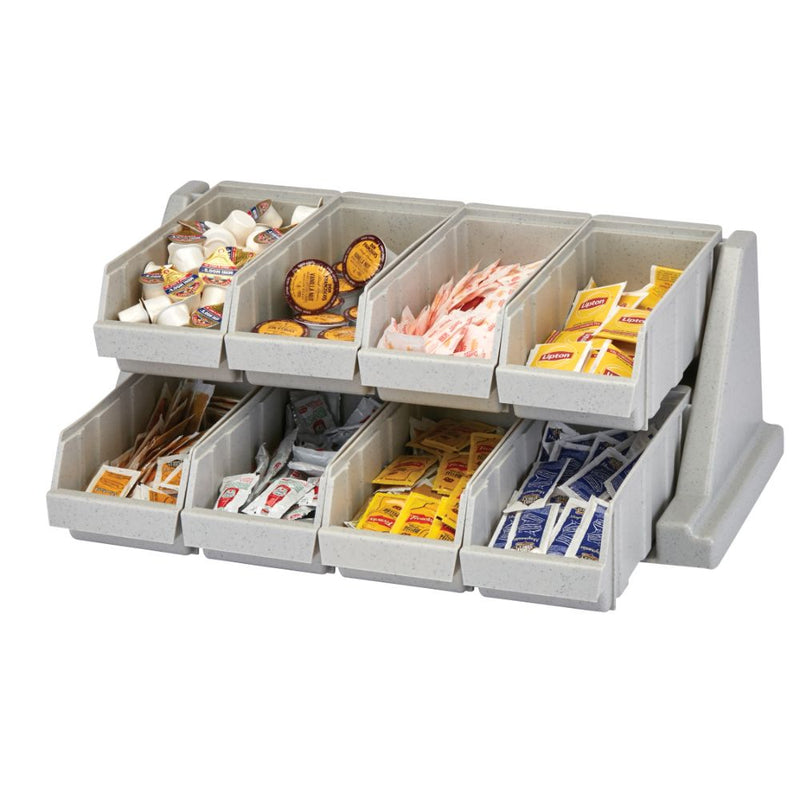 Cambro 8RS8 - 25"W Versa Organizer Rack - (8) Bins in (2) Rows - Choose Color