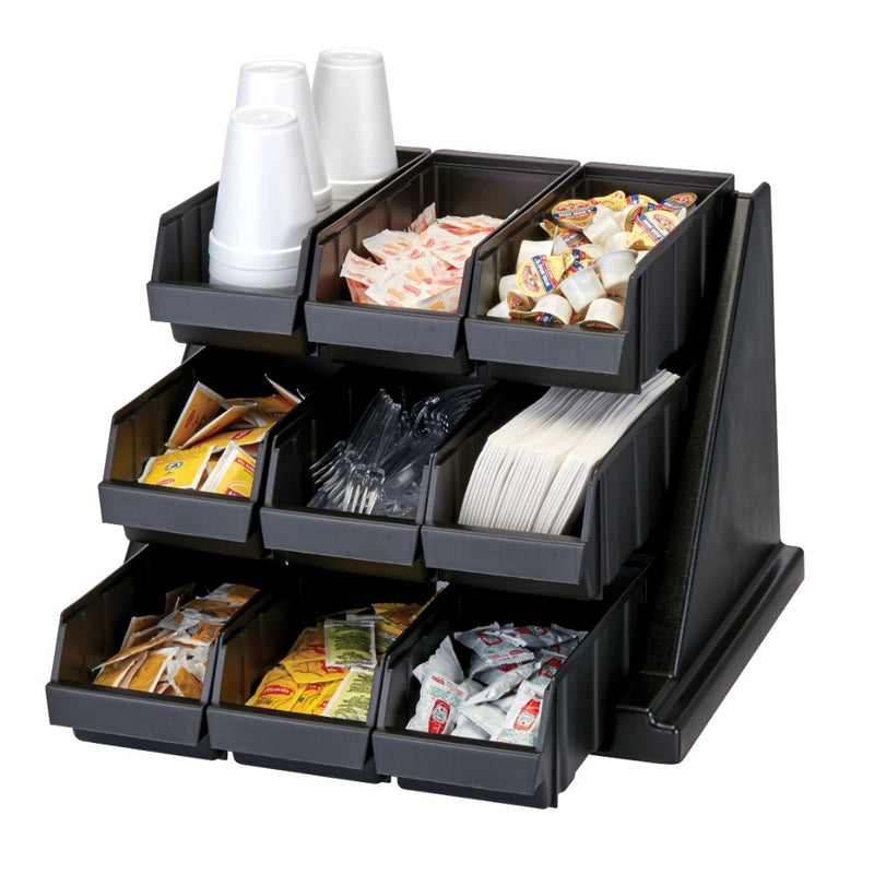 Cambro 9RS9 - 20"W Versa Organizer Rack - (9) Bins in (3) Rows - Choose Color